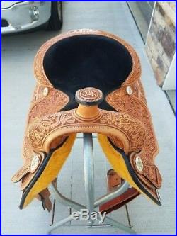16 Dale Chavez Custom Reining/Western Pleasure Saddle Beautiful