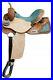 16_Double_T_barrel_style_saddle_with_TEAL_filigree_print_seat_NEW_HORSE_TACK_01_tq