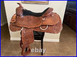 16 Elite Custom / Silver Mesa Show, Ranch Or Work Western Saddle