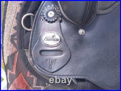 16'' FQH BARS FABTRON #7107 Western Trail saddle LEATHER/CORDURA USA