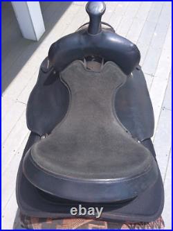 16'' FQH BARS FABTRON #7107 Western Trail saddle LEATHER/CORDURA USA