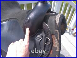 16'' FQH BARS FABTRON #7107 Western Trail saddle LEATHER/CORDURA USA