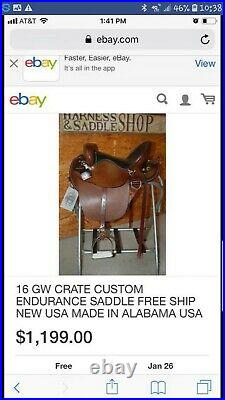 16 GW Crate, Custom Endurance Saddle