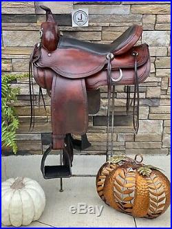 16 Hixon Gaited Saddle- Handmade, Quality, Western, Trail Saddle