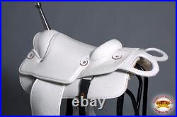 16 In Hilason Custom Designed Rare Western Trick Riding Saddle