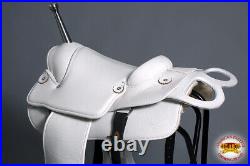 16 In Hilason Custom Designed Rare Western Trick Riding Saddle U-1-16