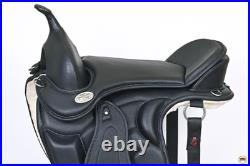 16 In Horse English Treeless Saddle Hilason Endurance Trail Leather