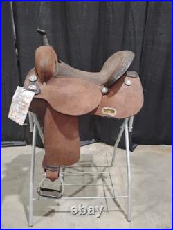 16 Inch Circle Y Barrel Saddle. Kelly Kaminski New Frontier Roughout