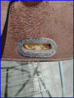 16 Inch Circle Y Barrel Saddle. Kelly Kaminski New Frontier Roughout