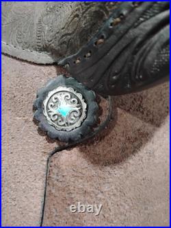 16 Inch Circle Y Barrel Saddle. Kelly Kaminski New Frontier Roughout