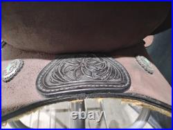 16 Inch Circle Y Barrel Saddle. Kelly Kaminski New Frontier Roughout