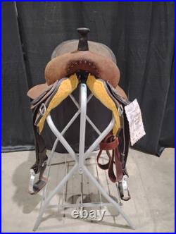 16 Inch Circle Y Barrel Saddle. Kelly Kaminski New Frontier Roughout