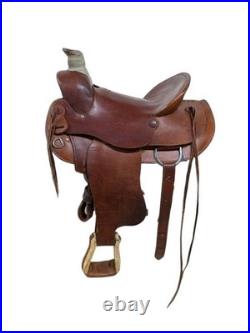 16 Inch Used Alamo Saddlery A-Fork Western Saddle 963-9824