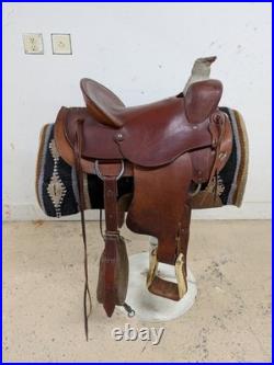 16 Inch Used Alamo Saddlery A-Fork Western Saddle 963-9824