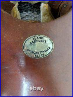 16 Inch Used Alamo Saddlery A-Fork Western Saddle 963-9824