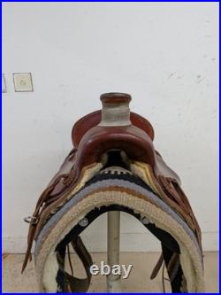 16 Inch Used Alamo Saddlery A-Fork Western Saddle 963-9824