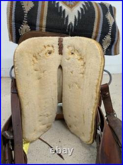 16 Inch Used Alamo Saddlery A-Fork Western Saddle 963-9824