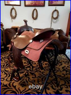 16 King Series 7 Gullet Trail or Barrel Western Saddle With Big Horn Fenders