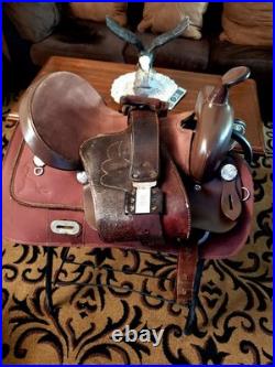 16 King Series 7 Gullet Trail or Barrel Western Saddle With Big Horn Fenders