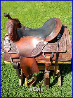 16 Martin Cutting Cowhorse Saddle