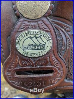 16 Mercedes Western Saddle