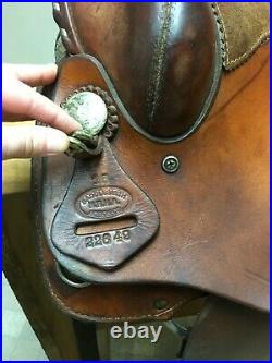 16 Saddle Smith NHRA Alain Allard Reiner western saddle