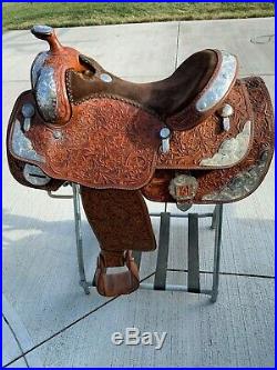 16 Seat Original Billy Cook Show Saddle Sulphur OK