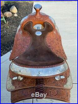 16 Seat Original Billy Cook Show Saddle Sulphur OK