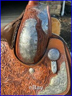 16 Seat Original Billy Cook Show Saddle Sulphur OK