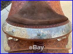 16 Seat Original Billy Cook Show Saddle Sulphur OK