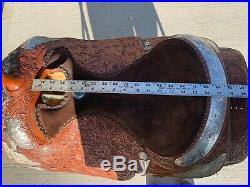 16 Seat Original Billy Cook Show Saddle Sulphur OK