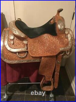 16 Silver Mesa Show Saddle Made in Texas
