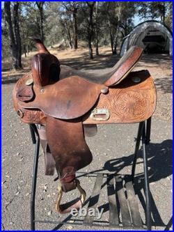16 Tex Tan Barrel Saddle