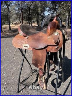 16 Tex Tan Barrel Saddle