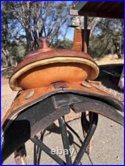 16 Tex Tan Barrel Saddle
