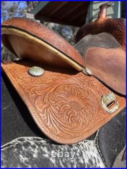 16 Tex Tan Barrel Saddle