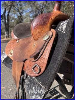 16 Tex Tan Barrel Saddle