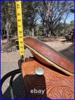 16 Tex Tan Barrel Saddle