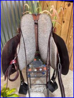 16 Tucker River Plantation Endurance Saddle Medium Tree 136 Excellent Cond