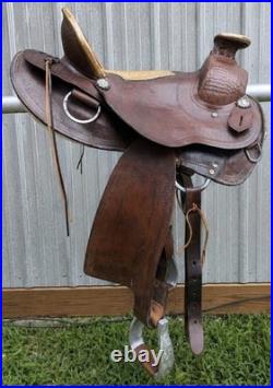 16 Western Saddlery Wade-Style Ranch Saddle Clean & Ready to Ride