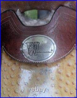 16 Western Saddlery Wade-Style Ranch Saddle Clean & Ready to Ride