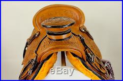 16 Western Wade Ranch Roping Saddle Hard Seat with Package HS/BC & Girth TAN