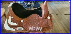 16 circle Y western show saddle