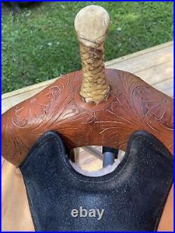 16 hilason flex tree barrel saddle