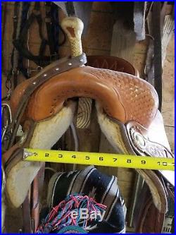 16 inch Longhorn Barrel Saddle