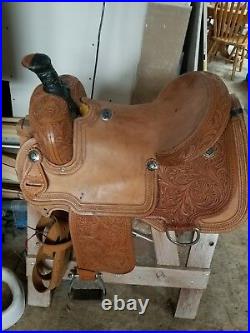 16 inch seat Roping Saddle