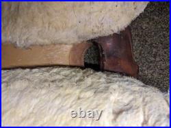 16in handmade by williams leather horse saddle USED