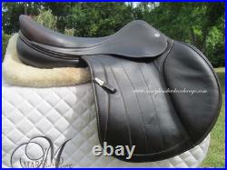 17.5 EQUIPE EK26 close contact jumping saddle-WIDE +2 TREE 2023 MODEL + COVER