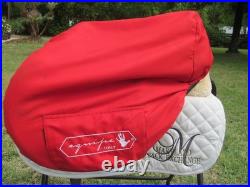 17.5 EQUIPE EK26 close contact jumping saddle-WIDE +2 TREE 2023 MODEL + COVER