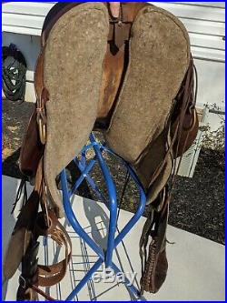 17.5 Tucker Saddlery Cheyenne Frontier Western Trail Saddle